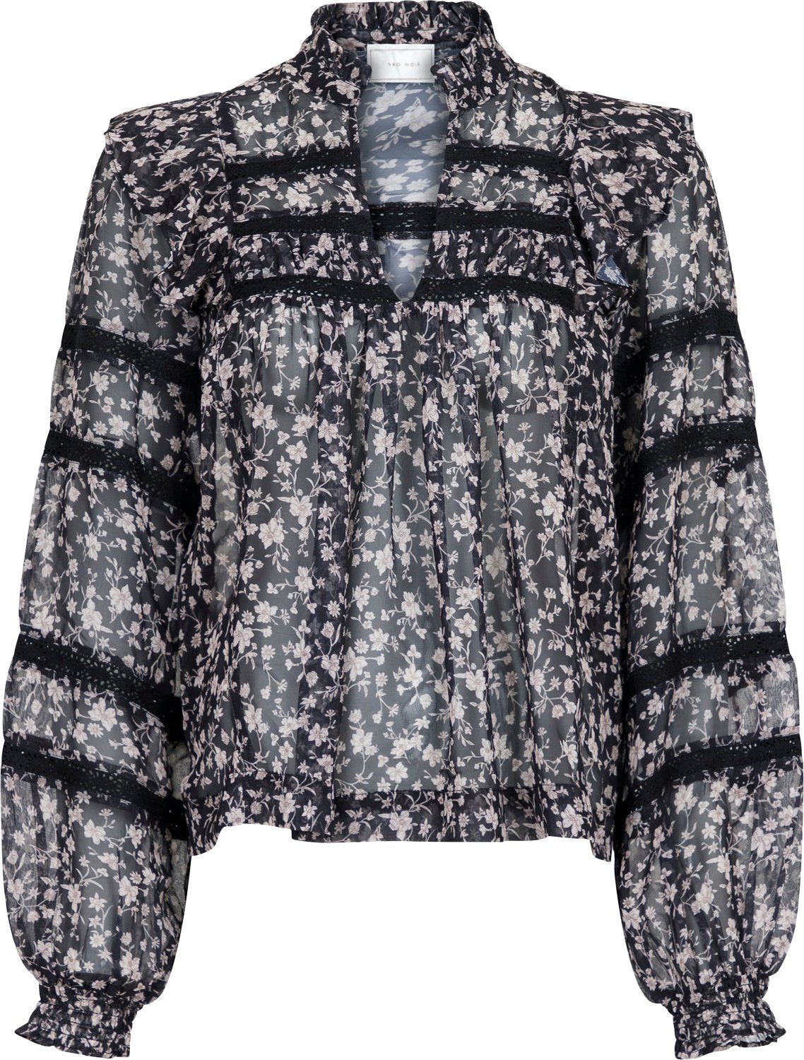 Aroma Fleur Sombre Blouse
