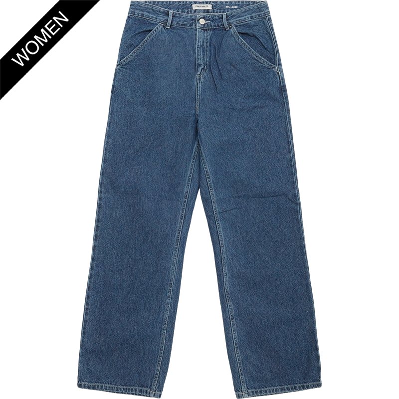 Carhartt Women W Simple Pant I030486 Blue Stone Washed