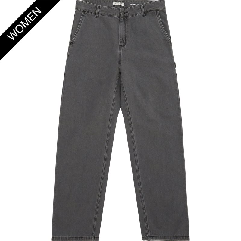 Carhartt Women W Pierce Pant Straight I031251 8912 Black Stone Bleached