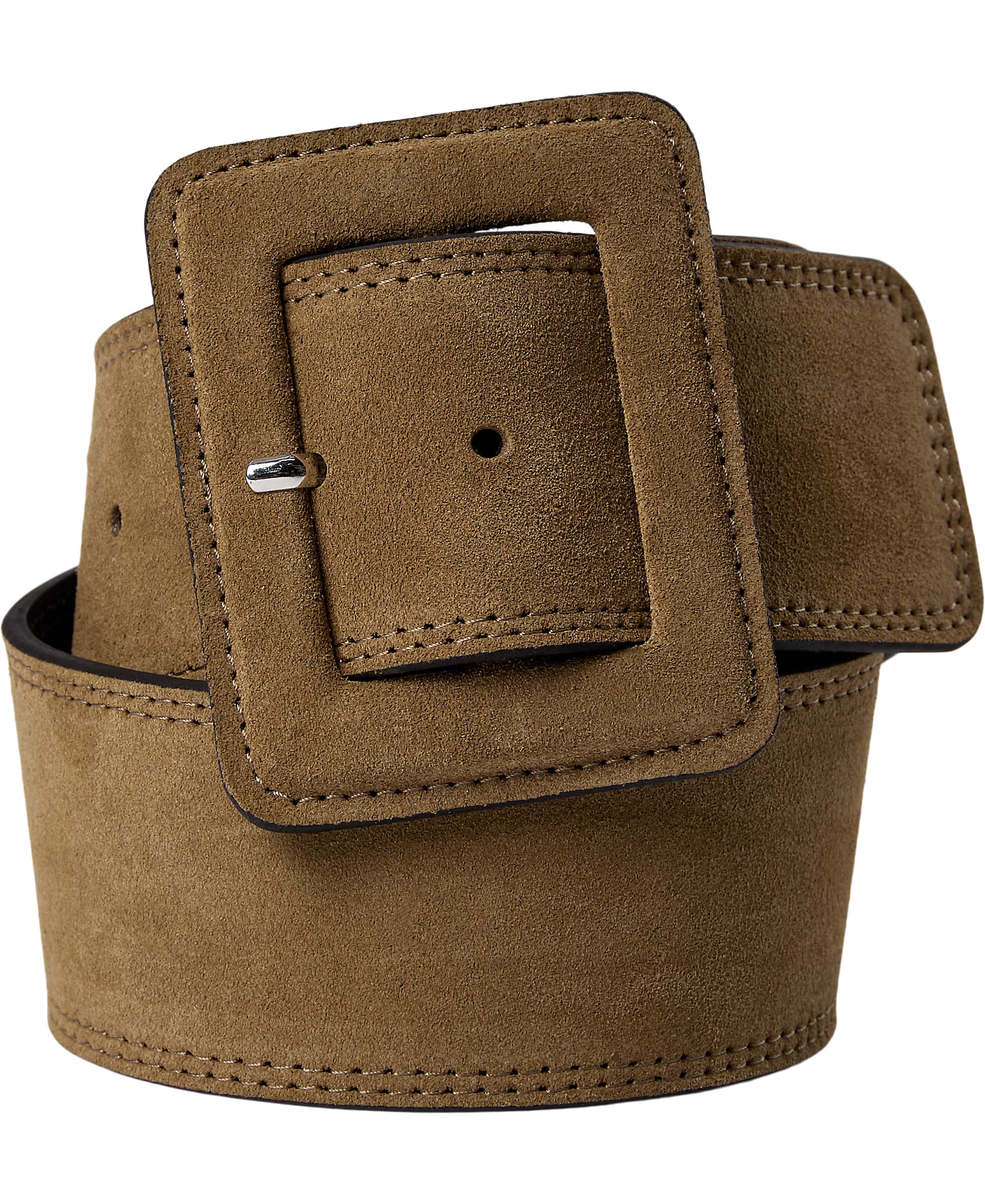 Big Buckle Belt Dark Green