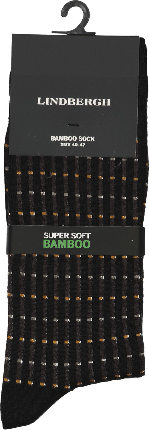 Checked Pattern Bamboo Sock