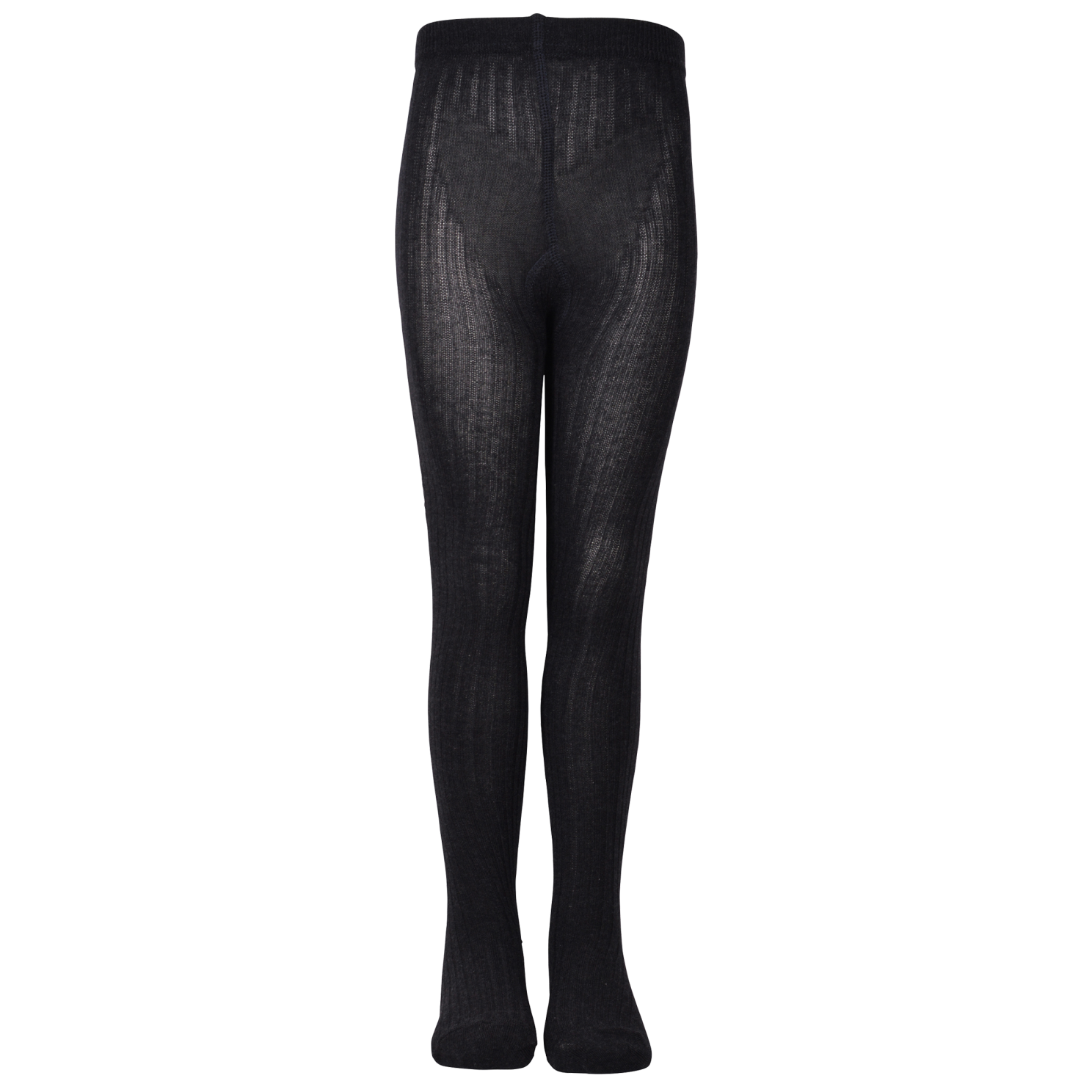 Melton Børne Strømpebukser - Dark Grey Mel  - 56 62