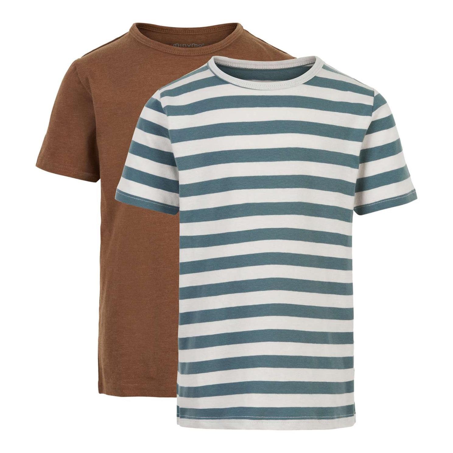 Minymo Drenge T-shirt - Toffee - 146