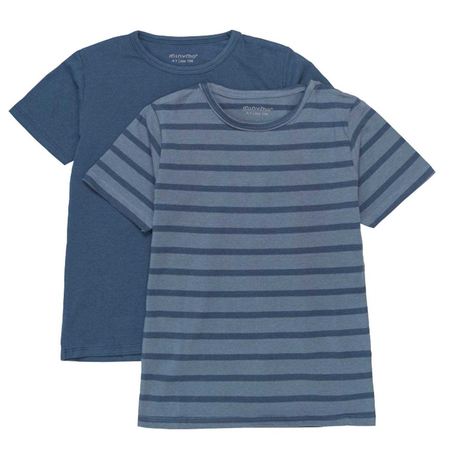 Minymo Børne T-shirt - New Navy - 146