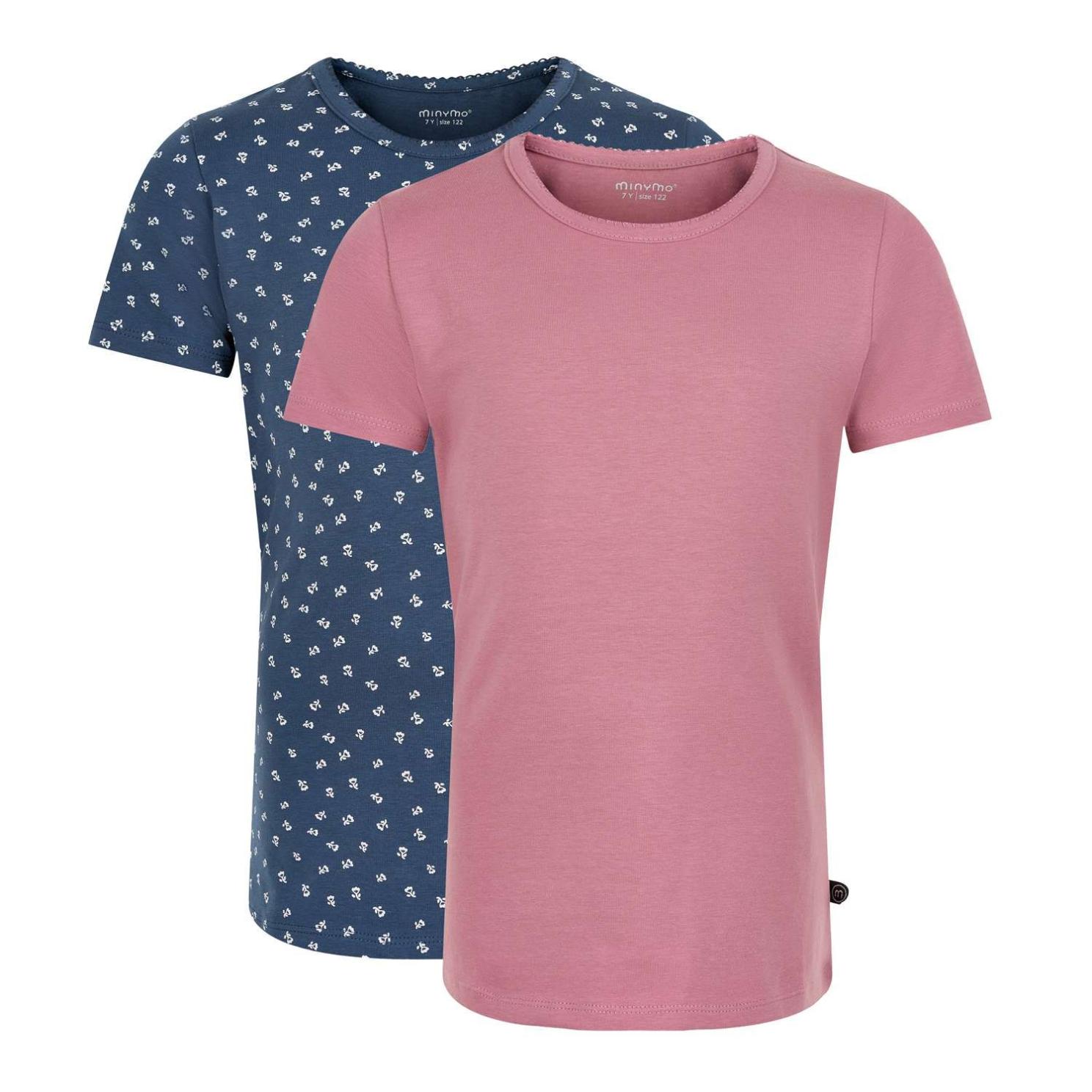Minymo Pige T-shirt - Mesa Rose - 146