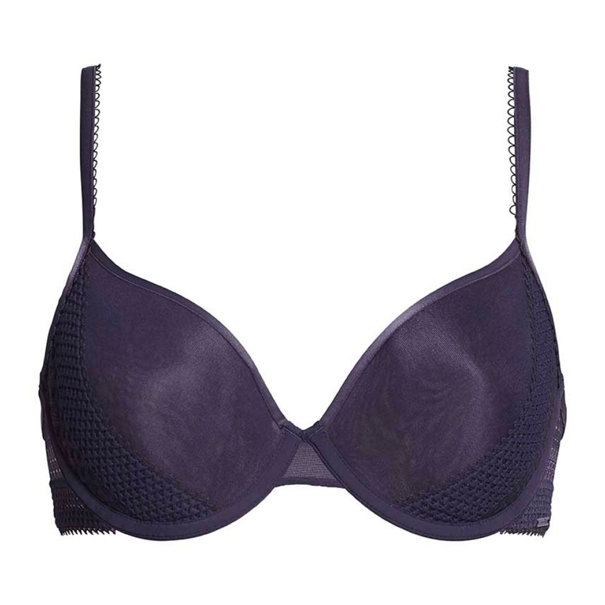Calvin Klein Lightly Lined Demi Bh Fe Tp  Farve: Lilla  Størrelse: 75dd  Dame