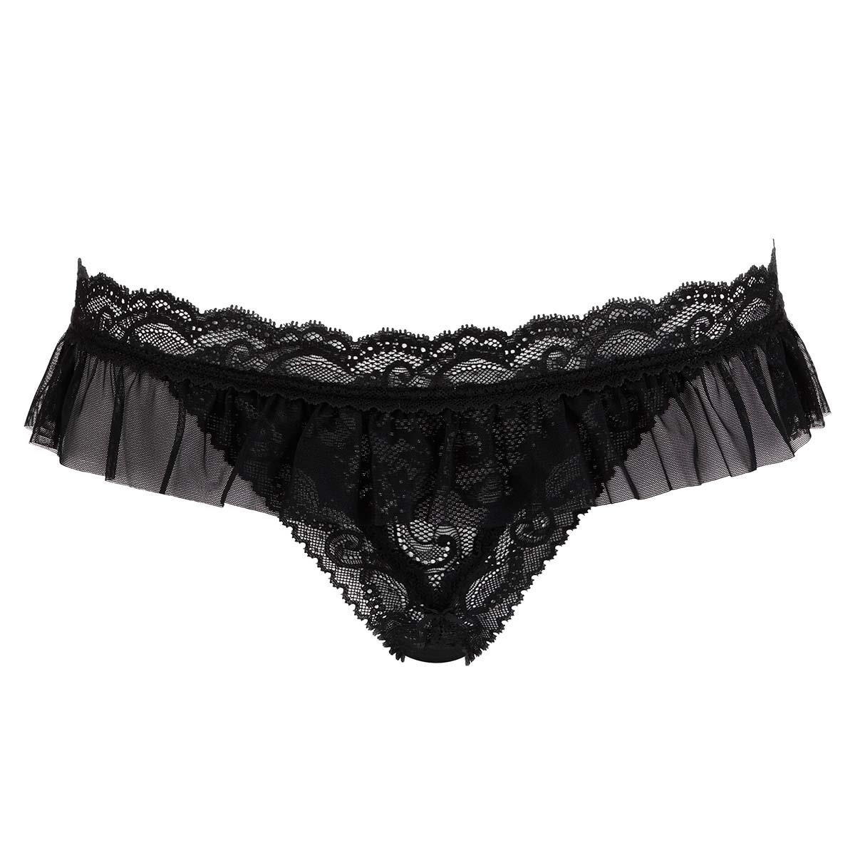 Aubade Boite A Desir String Fendu Trusse P Noir  Farve: Sort  Størrelse: Onesize  Dame
