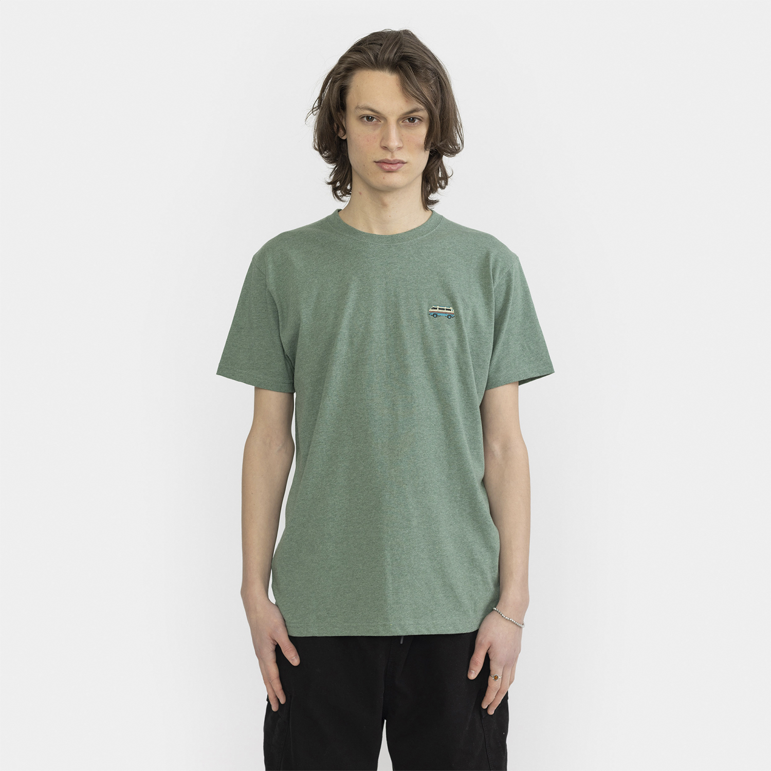 A Regular Fit Round Neck Tshirt Made Of Organic Cotton With