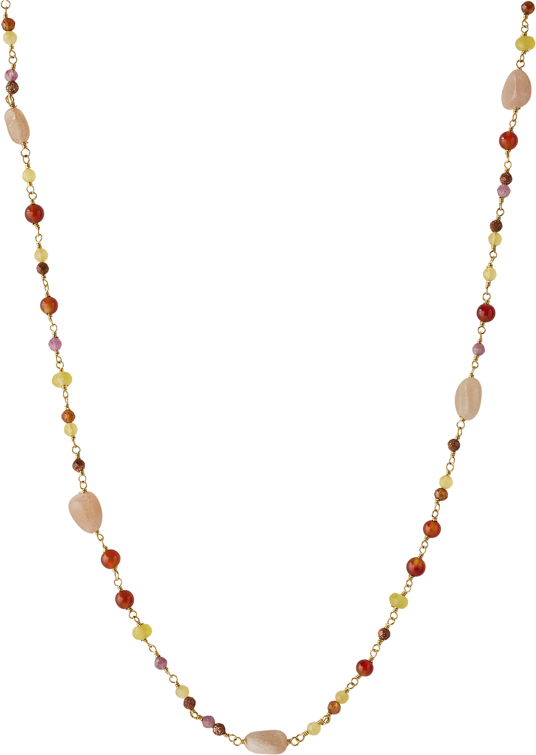 Golden Fields Necklace Adj  4247 Cm