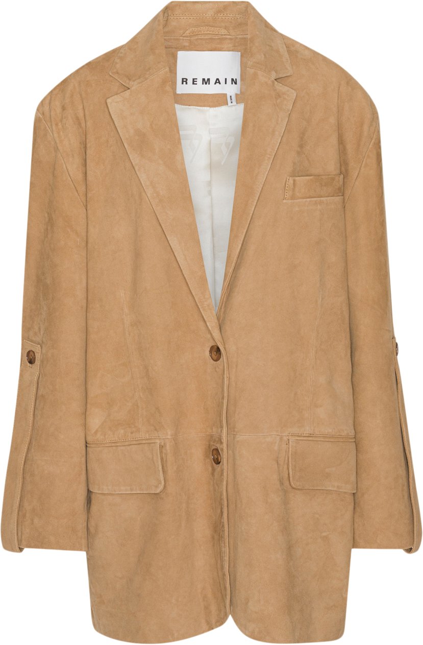 Suede Oversize Blazer