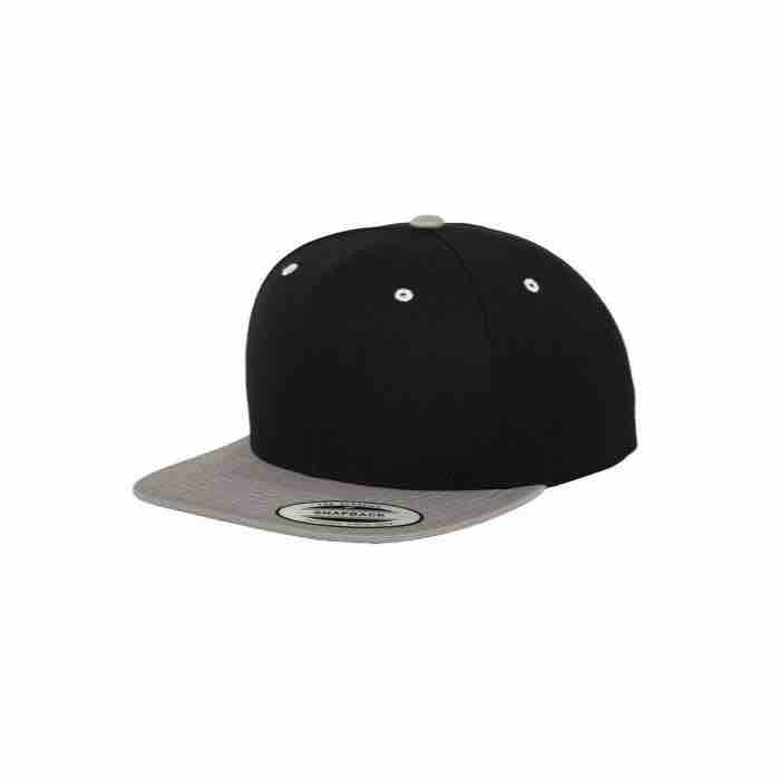 Flexfit Børne Snapback Black Silver Youth