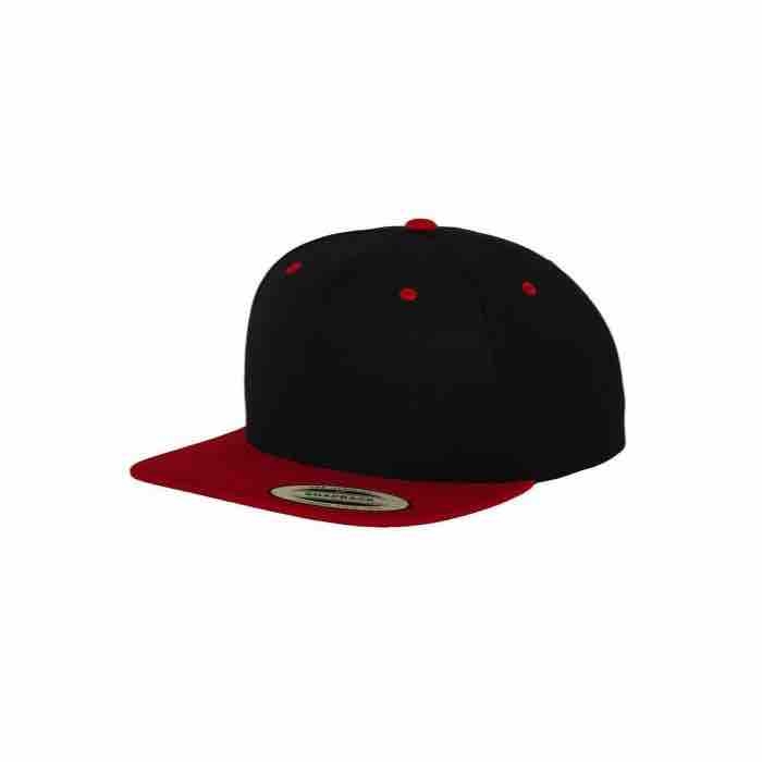 Flexfit Børne Snapback Black Red Youth