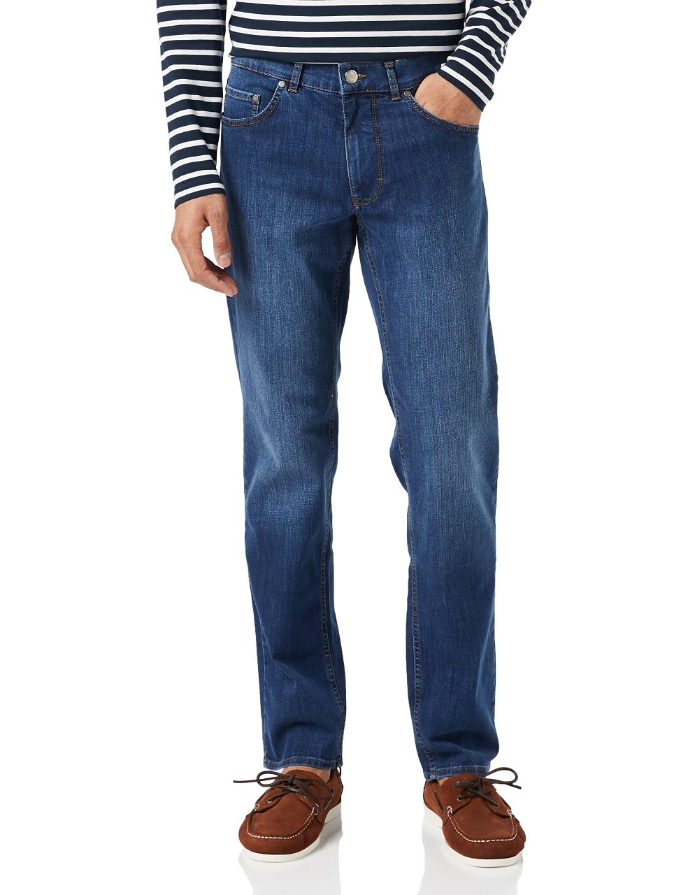 Brax Jeans Cooper Denim 80-3000-26 Used Blue 46w 32l