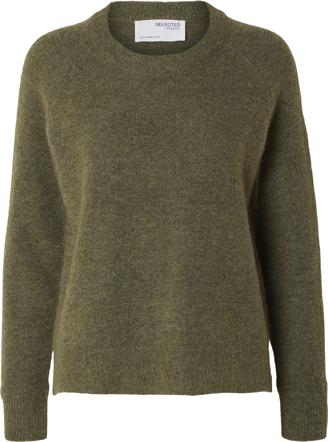 Slflulu Ls Knit Oneck B Noos