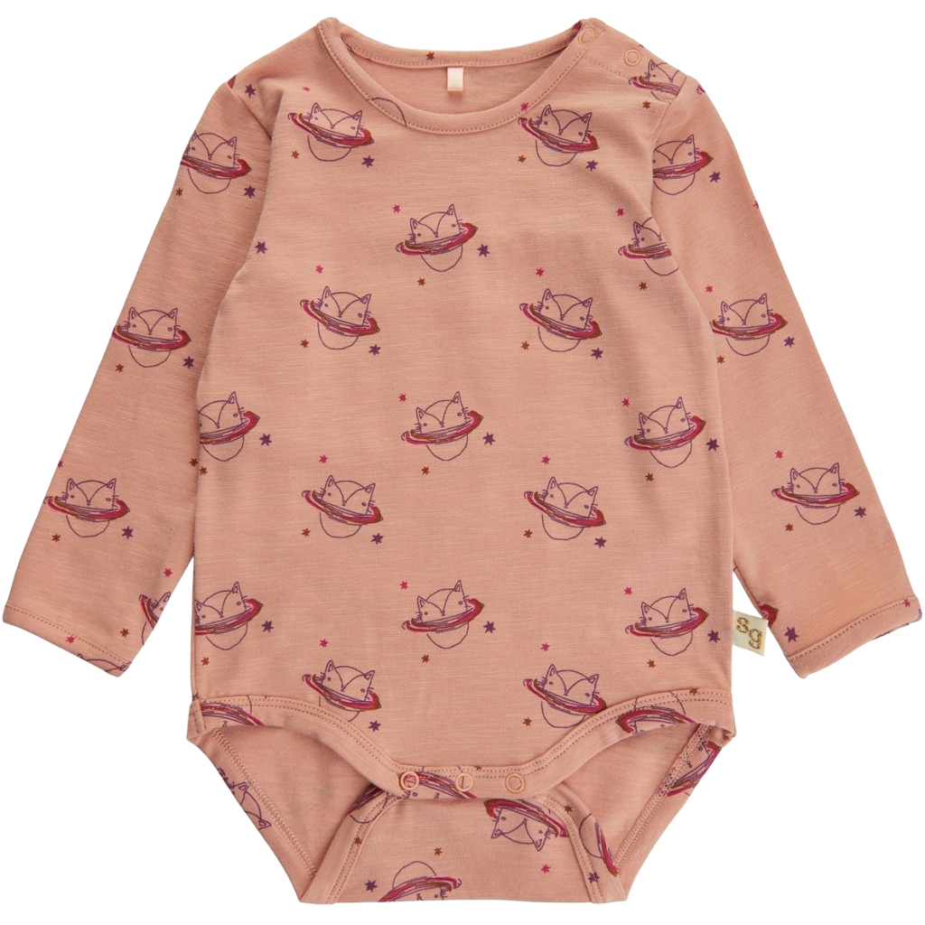 Soft Gallery Pige Body I økologisk Bomuld - Dusty Coral - 12m