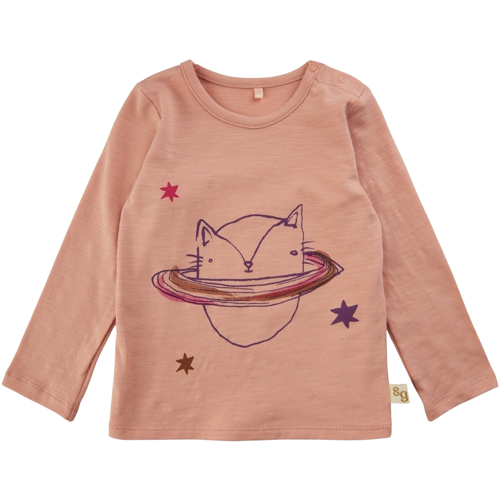 Soft Gallery Pige Bluse I økologisk Bomuld - Dusty Coral - 18m