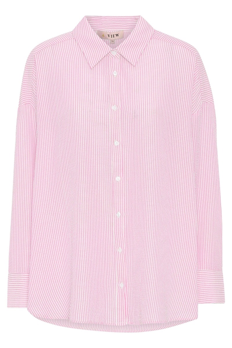 A-view - Skjorte - Sonja Shirt - Pink White