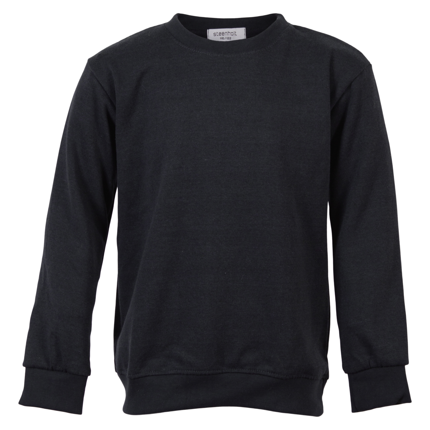 Steenholt Børne Sweatshirt - Black - 116 122