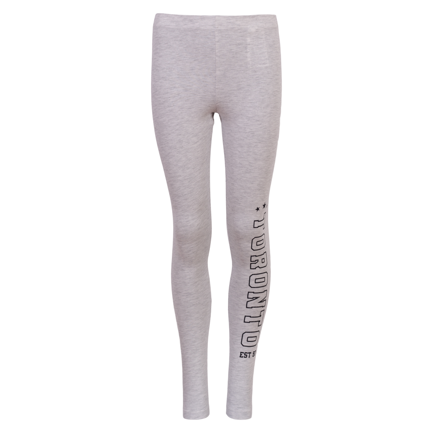 Guppy Pige Leggings - Light Grey Melange - 146