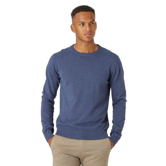 Marcus Herre Striktrøje - Dk  Denim Mix - 3xl