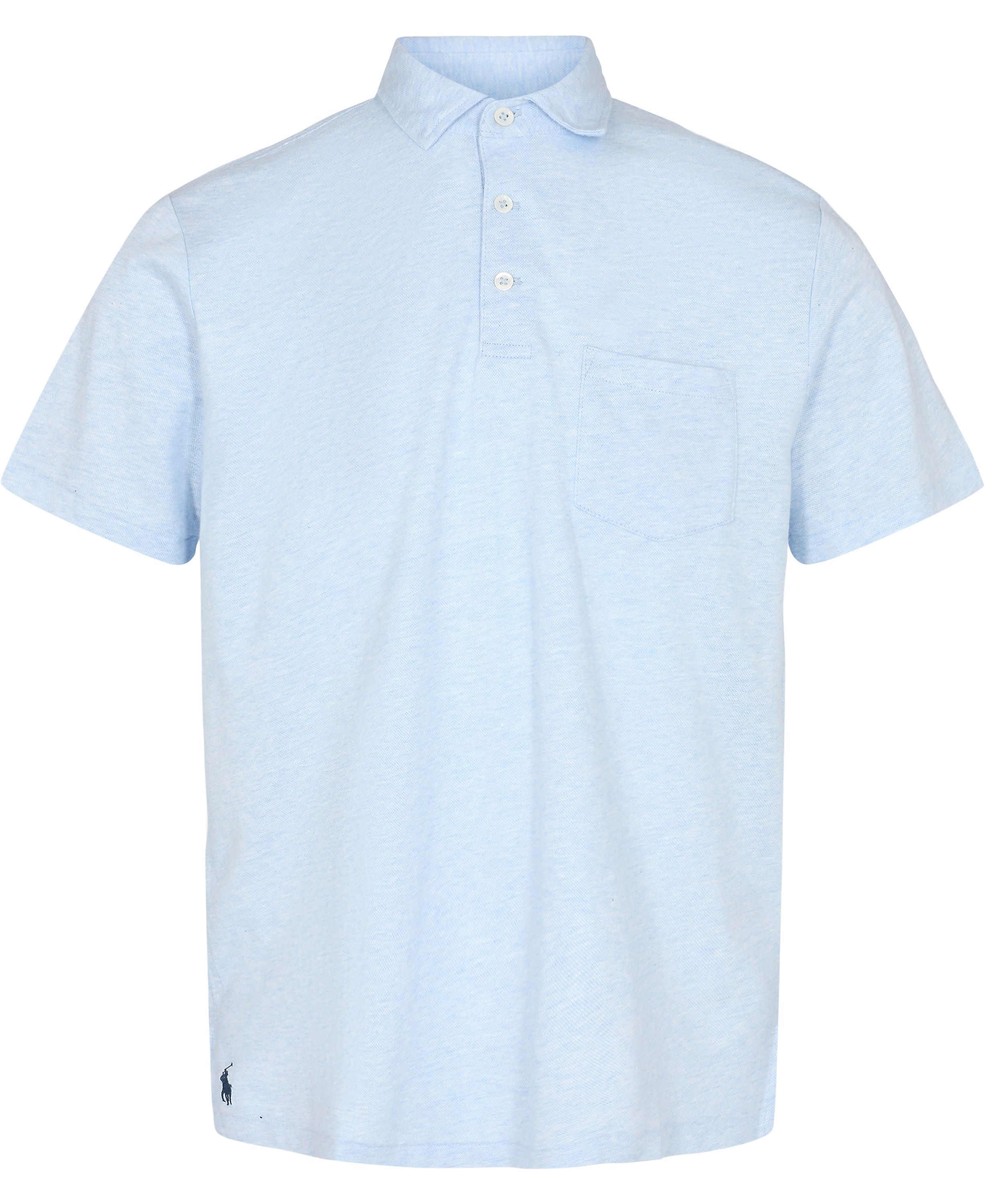 Classic Fit Cottonlinen Mesh Polo Shirt
