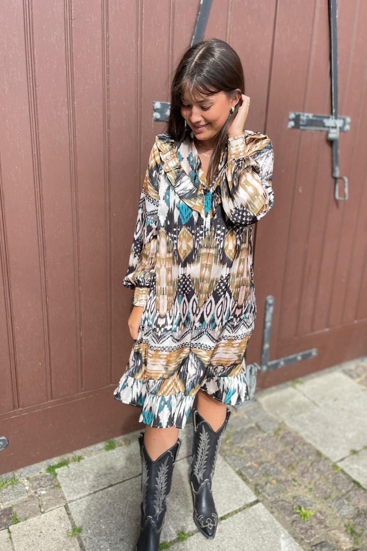 Love   Divine Love Kjole  Farve: Ethnic  Størrelse: Xs  Dame