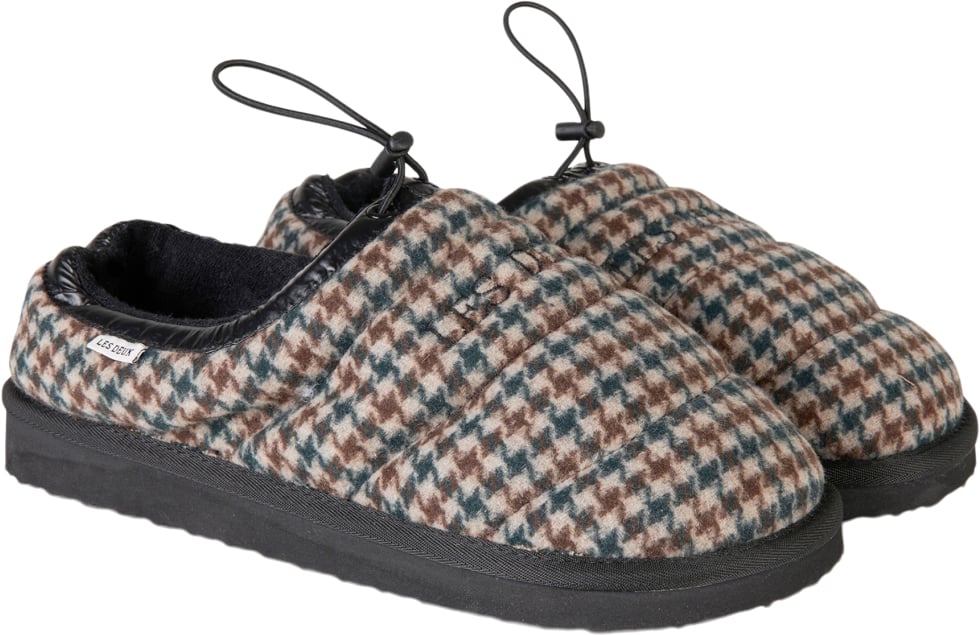 Trey Houndstooth Slipper