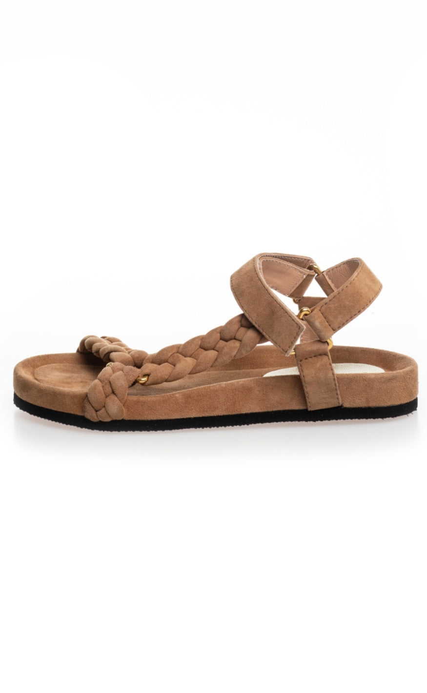 Copenhagen Shoes Sandaler - Beach Suede - Dark Beige