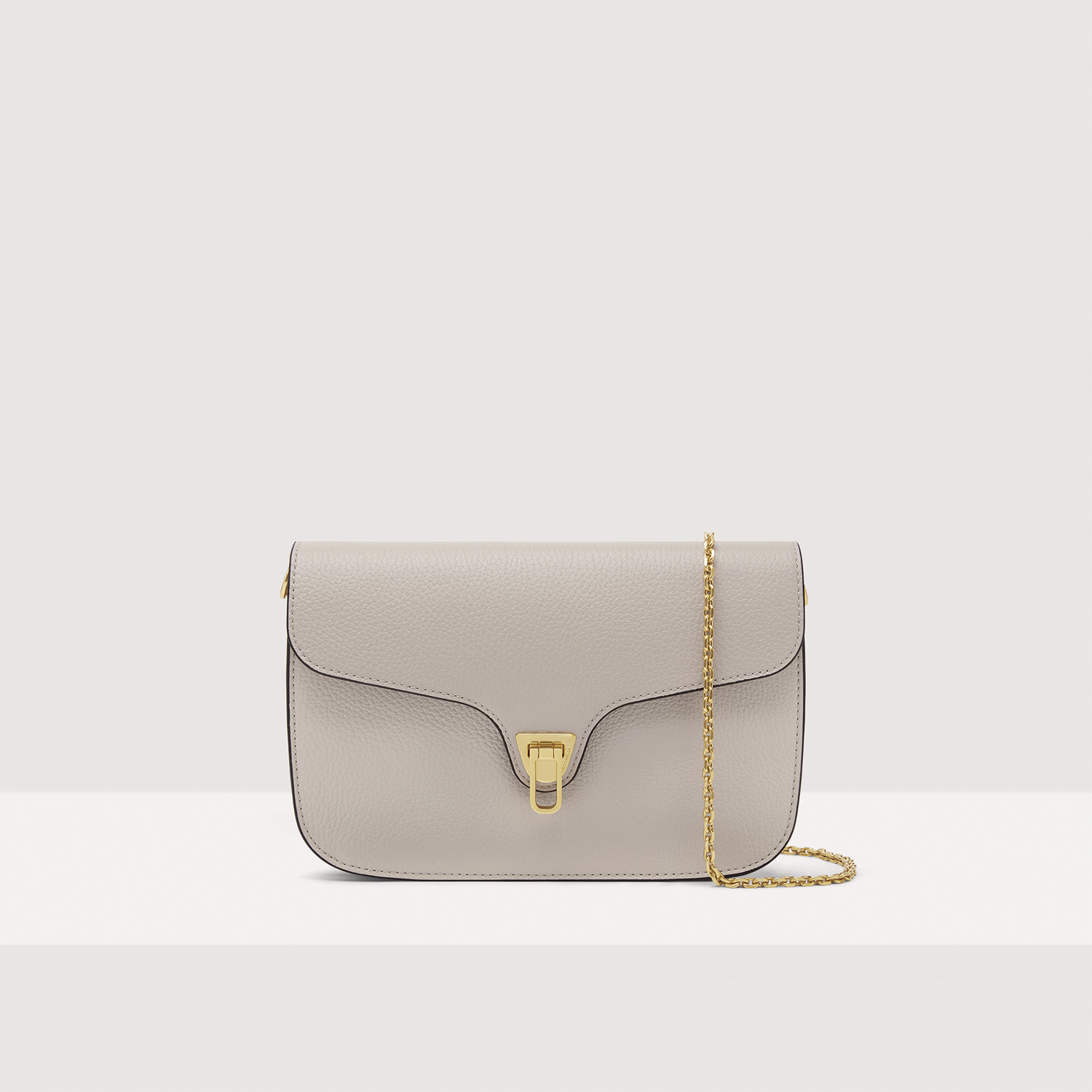 Handbag Grained Leather   Powder Pink