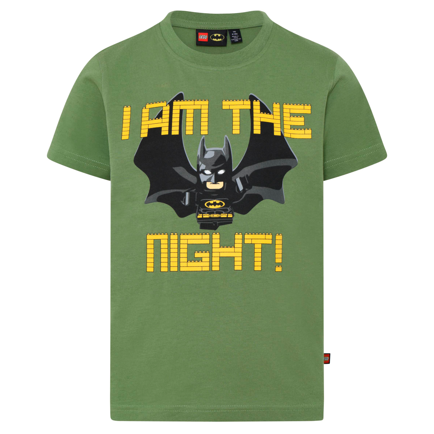 Lego Batman Drenge T-shirt - Dark Khaki - 140