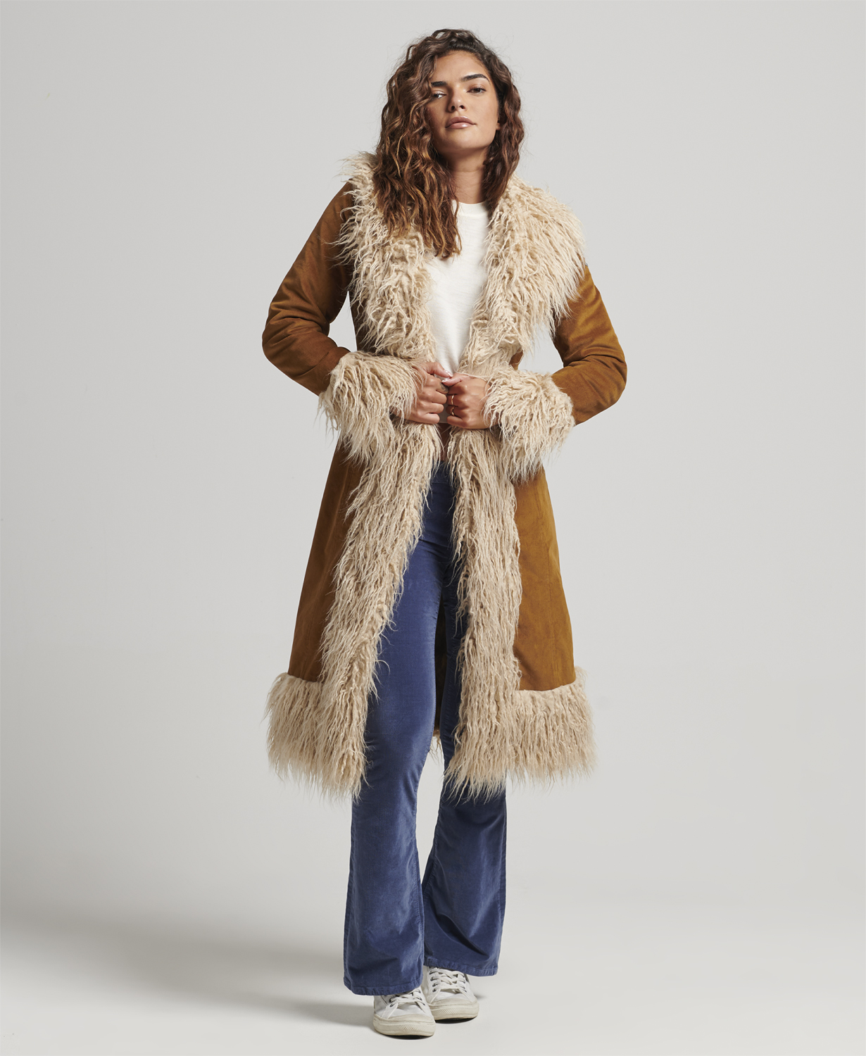 Vintage Long Afghan Coat