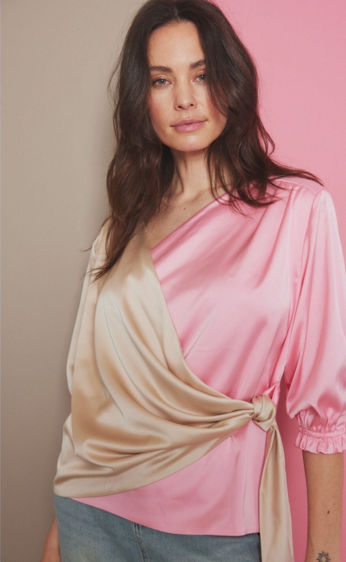 One Two Luxzuz Bluse - Alikka - Oyster